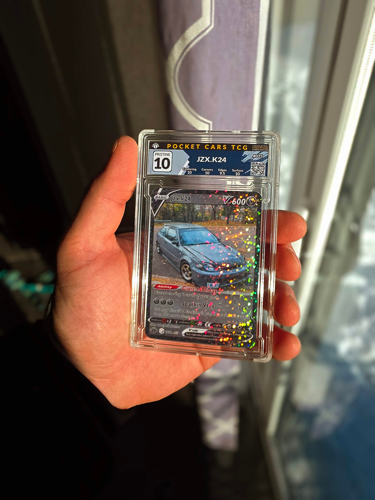 Jzx.k24 Glitterfoil Exclusive 10 Custom Card