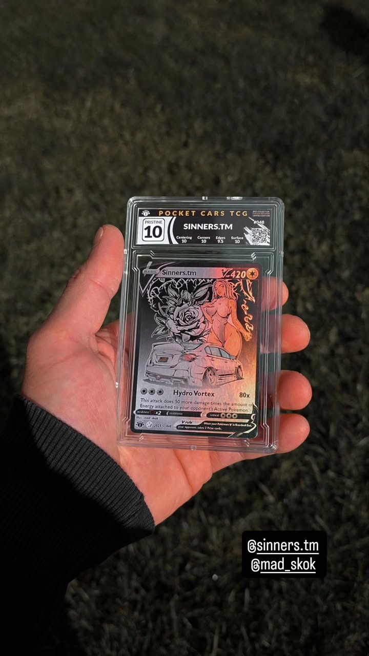 Sinners.tm Holofoil Exclusive 10 Custom Card