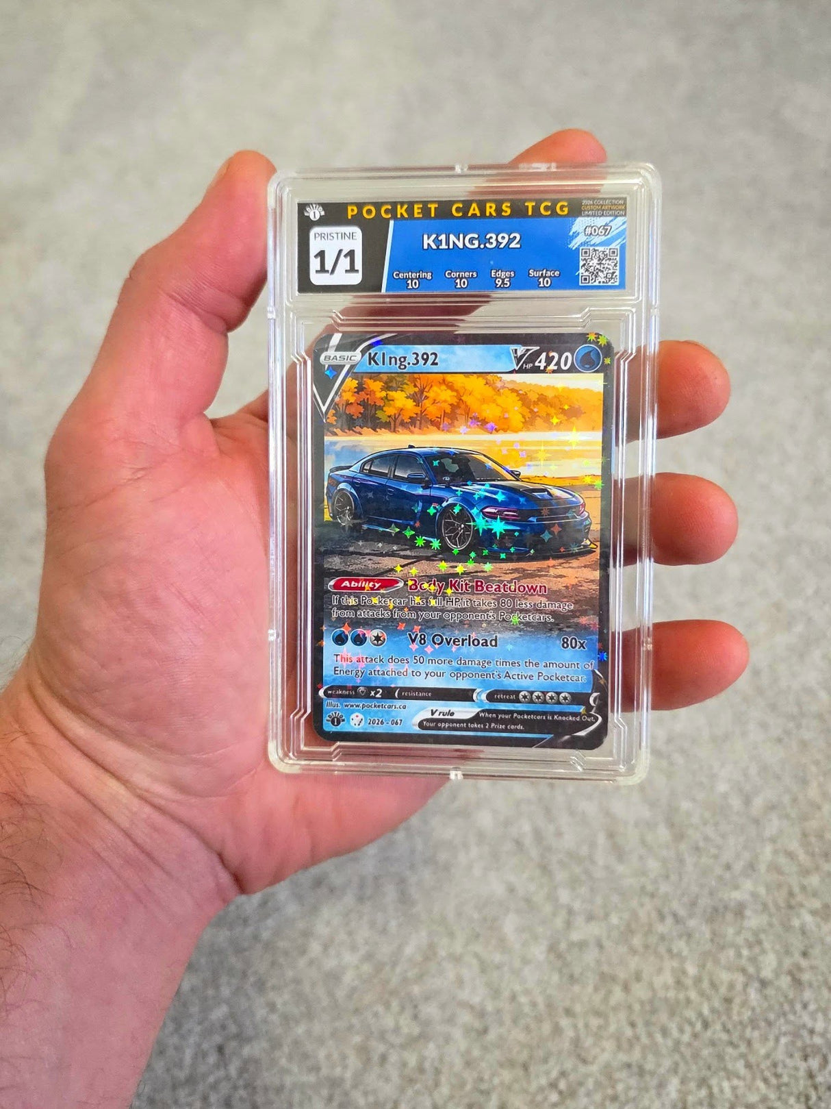 K1ng.392 Starfoil Exclusive 1/1 Custom Card