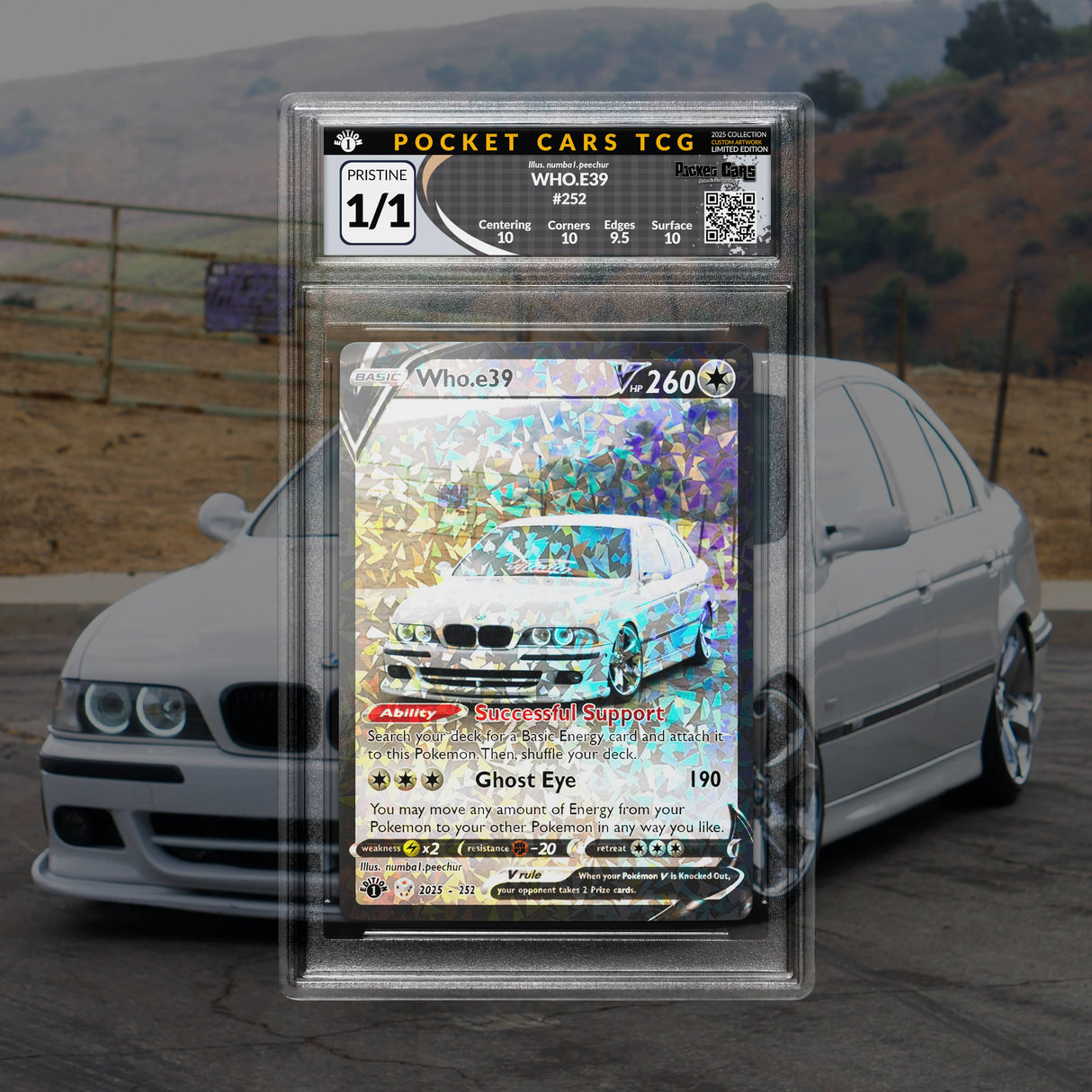 who.e39 Cracked Ice Exclusive 1/1 Custom Card