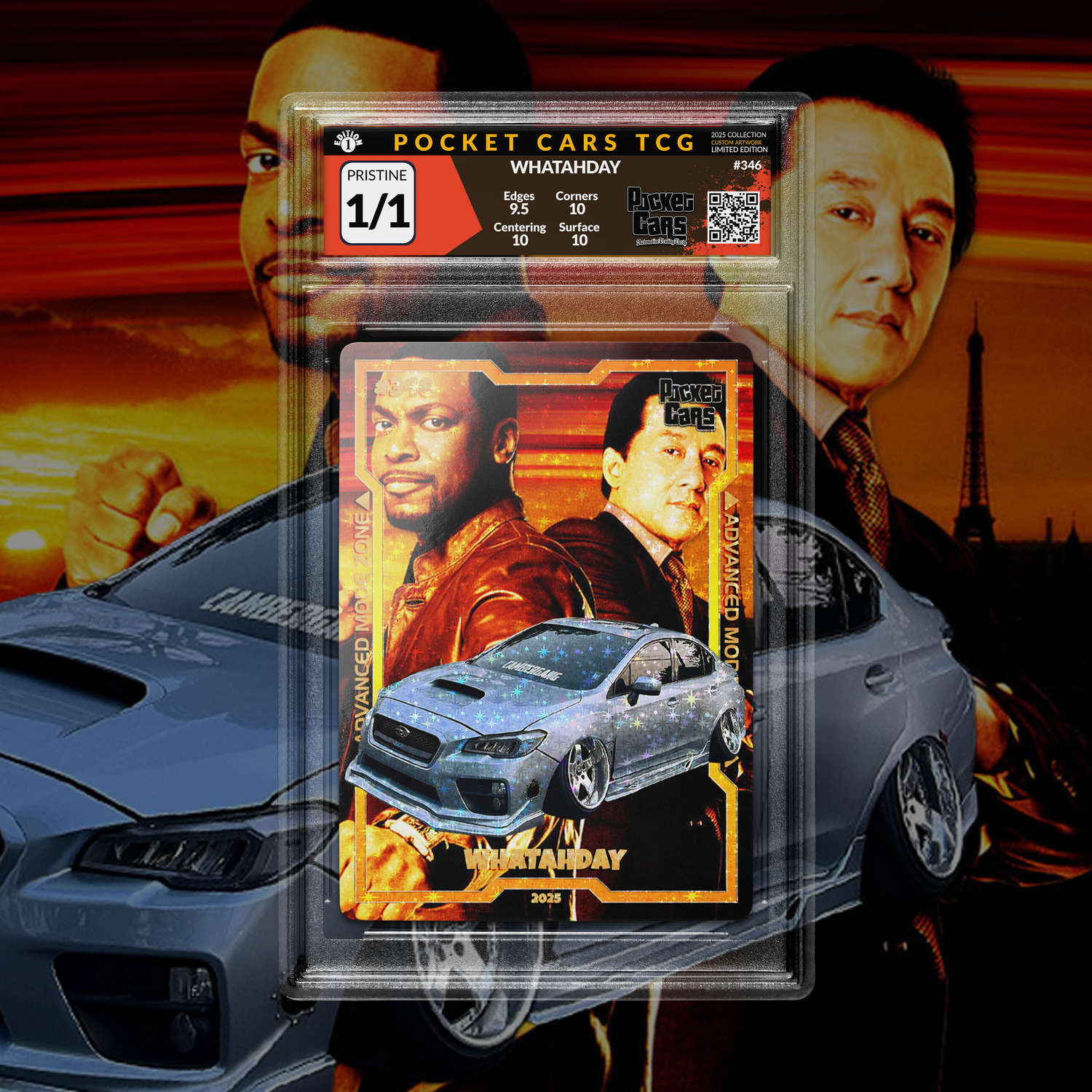 Whatahday Starfoil Exclusive 1/1 Custom Card