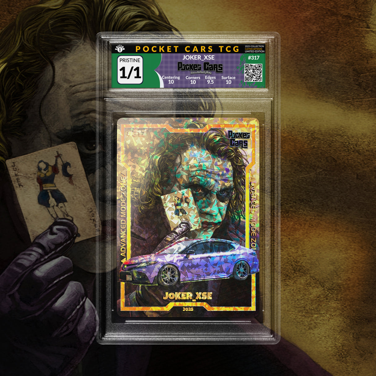 Joker_xse Cracked Ice Exclusive 1/1 Custom Card