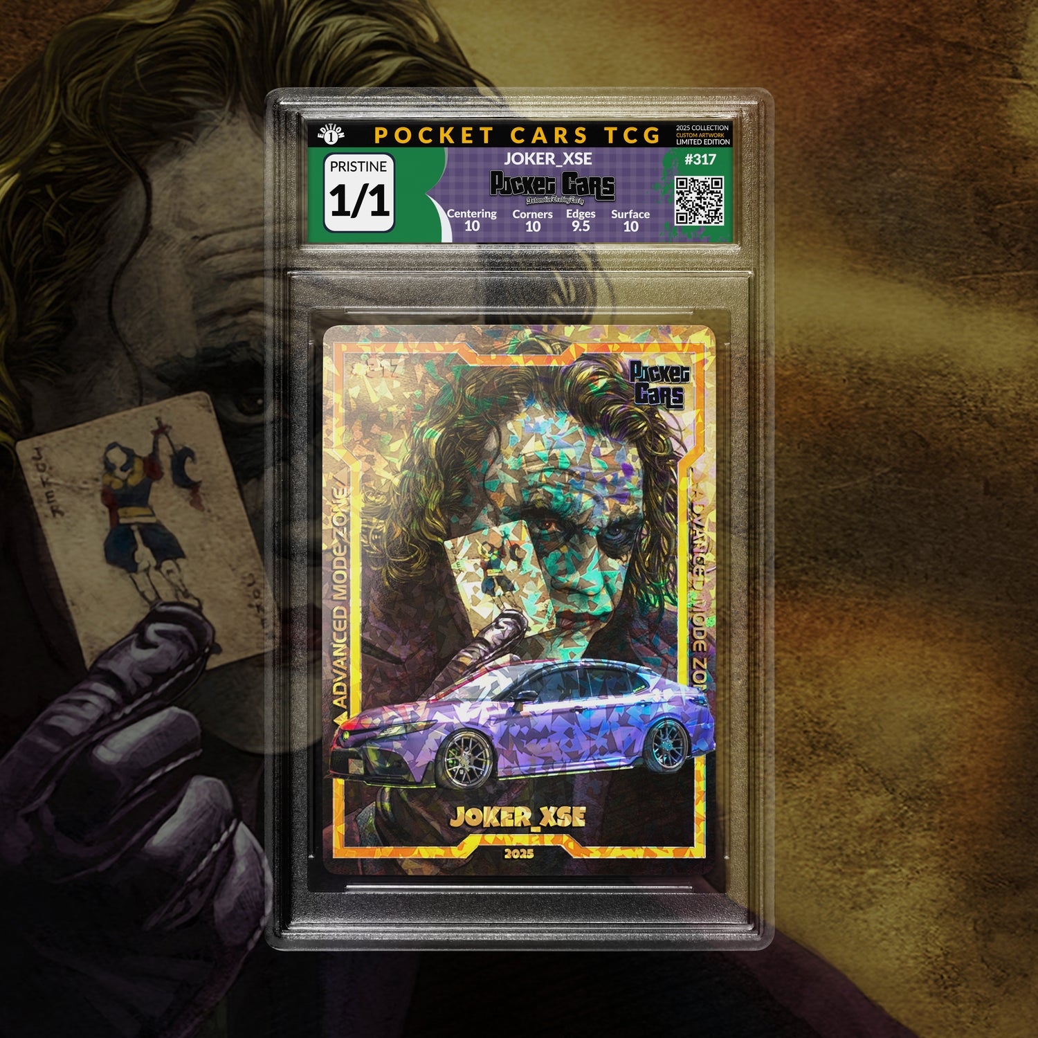 Joker_xse Cracked Ice Exclusive 1/1 Custom Card