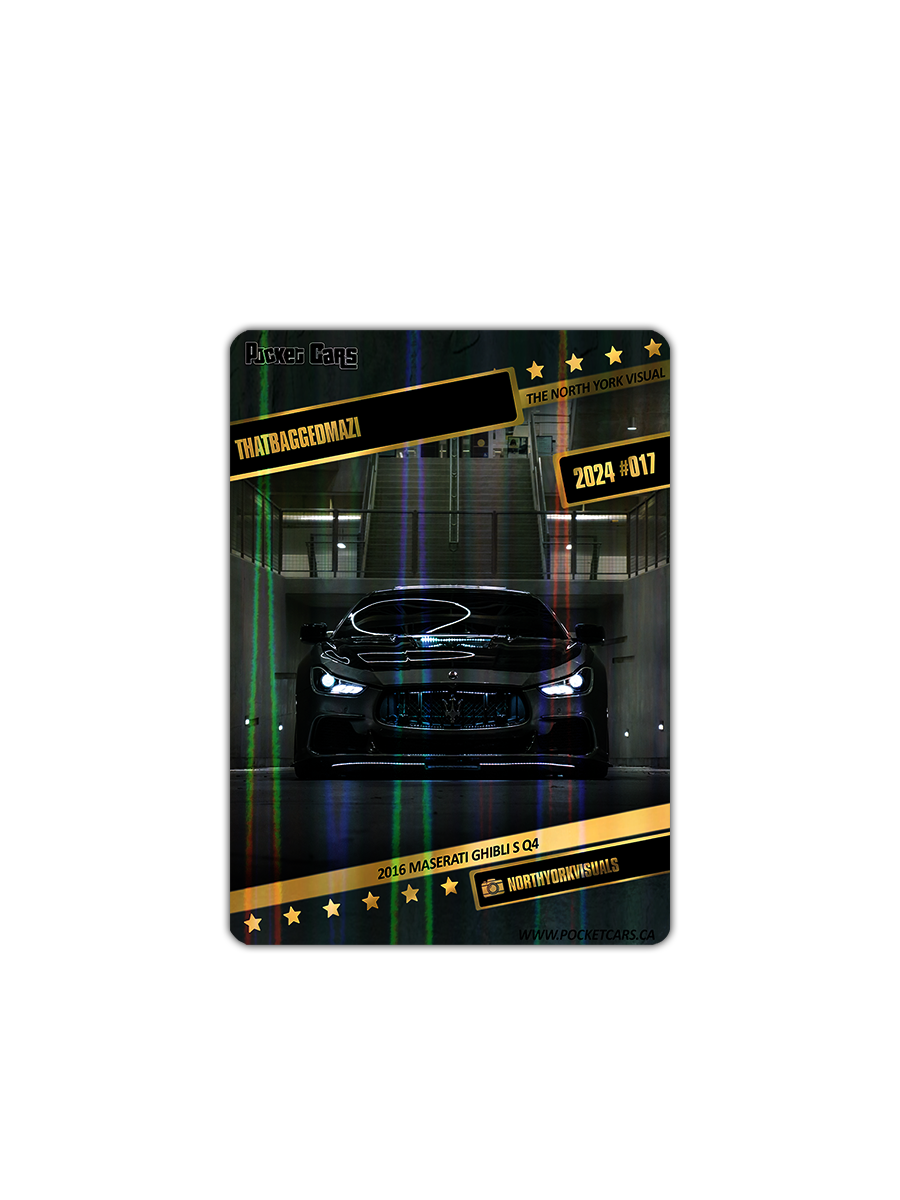 2016 MASERATI GHIBLI SQ4 - THATBAGGEDMAZI - #017 - THE NORTH YORK VISUAL