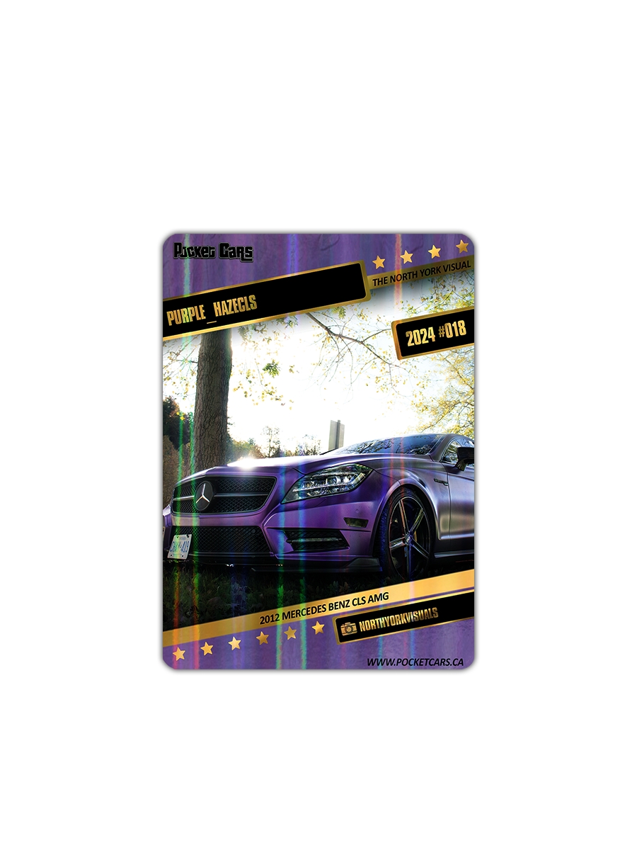 2012 MERCEDES BENZ CLS AMG - PURPLE_HAZECLS - #018 - THE NORTH YORK VISUAL