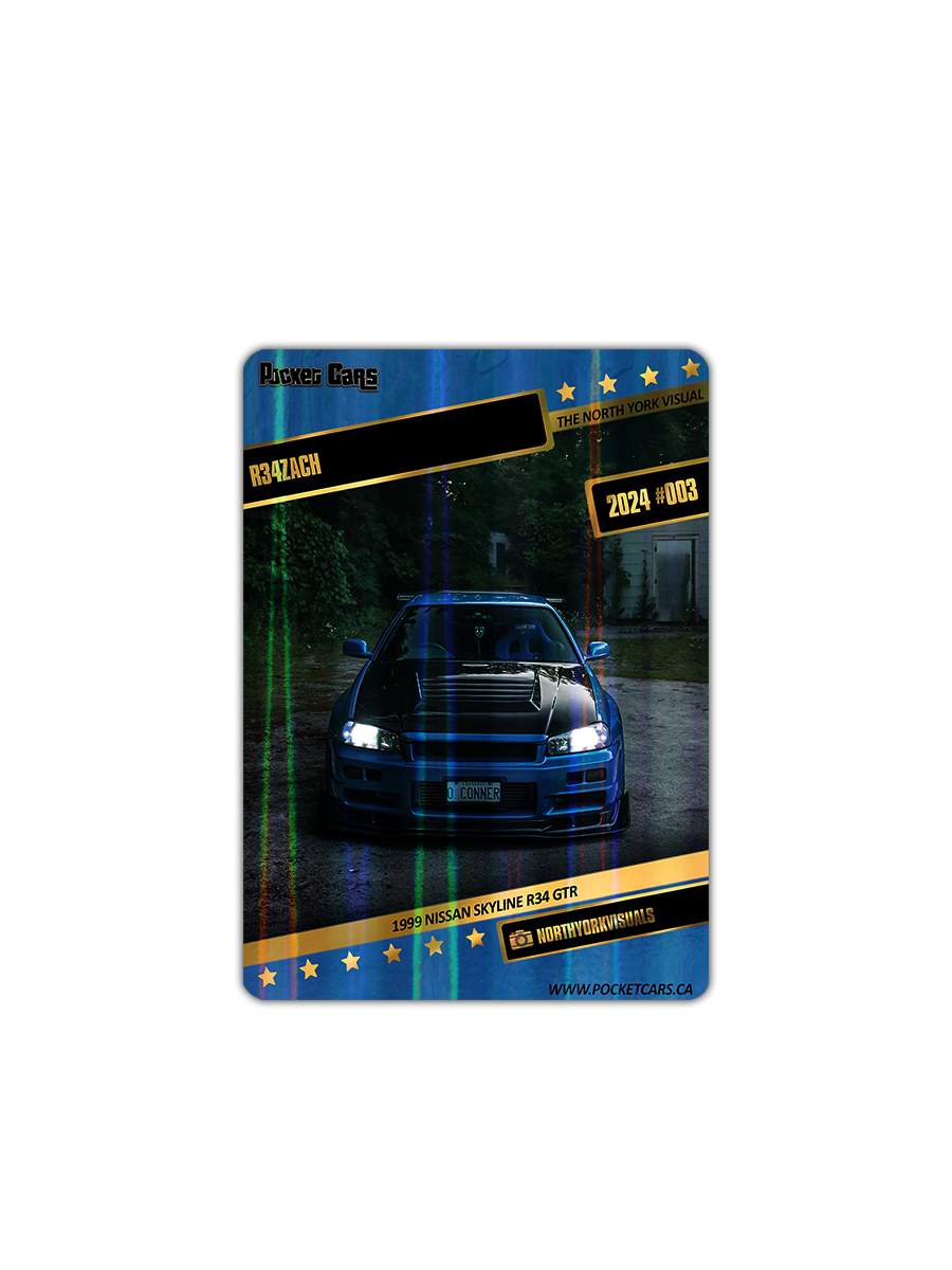1999 NISSAN SKYLINE R34 GTR - R34ZACH - #003 - THE NORTH YORK VISUAL