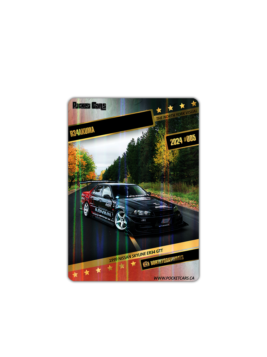 1999 NISSAN SKYLINE ER34 GTT - R34AKUMA - #005 - THE NORTH YORK VISUAL