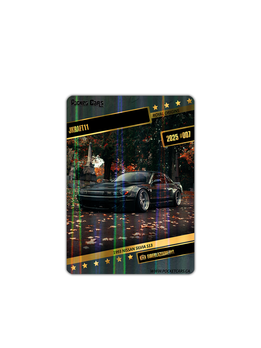 1993 NISSAN SILVIA S13 - JKRAFT11 - #007 - ROYAL ORIGINS