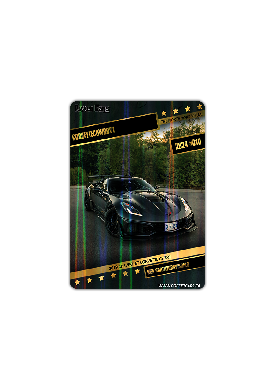 2019 CHEVROLET CORVETTE C7 ZR1 - CORVETTECOWBOY1 - #010 - THE NORTH YORK VISUAL