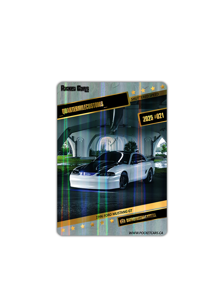 1996 FORD MUSTANG GT - _QUARTERMILECUSTOMS_ - #021 - SHUTTERED SPEED