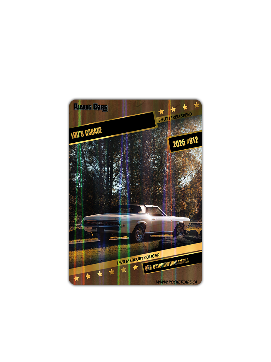 1970 MERCURY COUGAR - LOU'S GARAGE - #012 - SHUTTERED SPEED