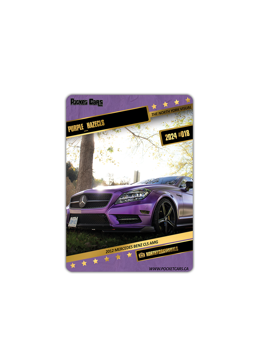 2012 MERCEDES BENZ CLS AMG - PURPLE_HAZECLS - #018 - THE NORTH YORK VISUAL