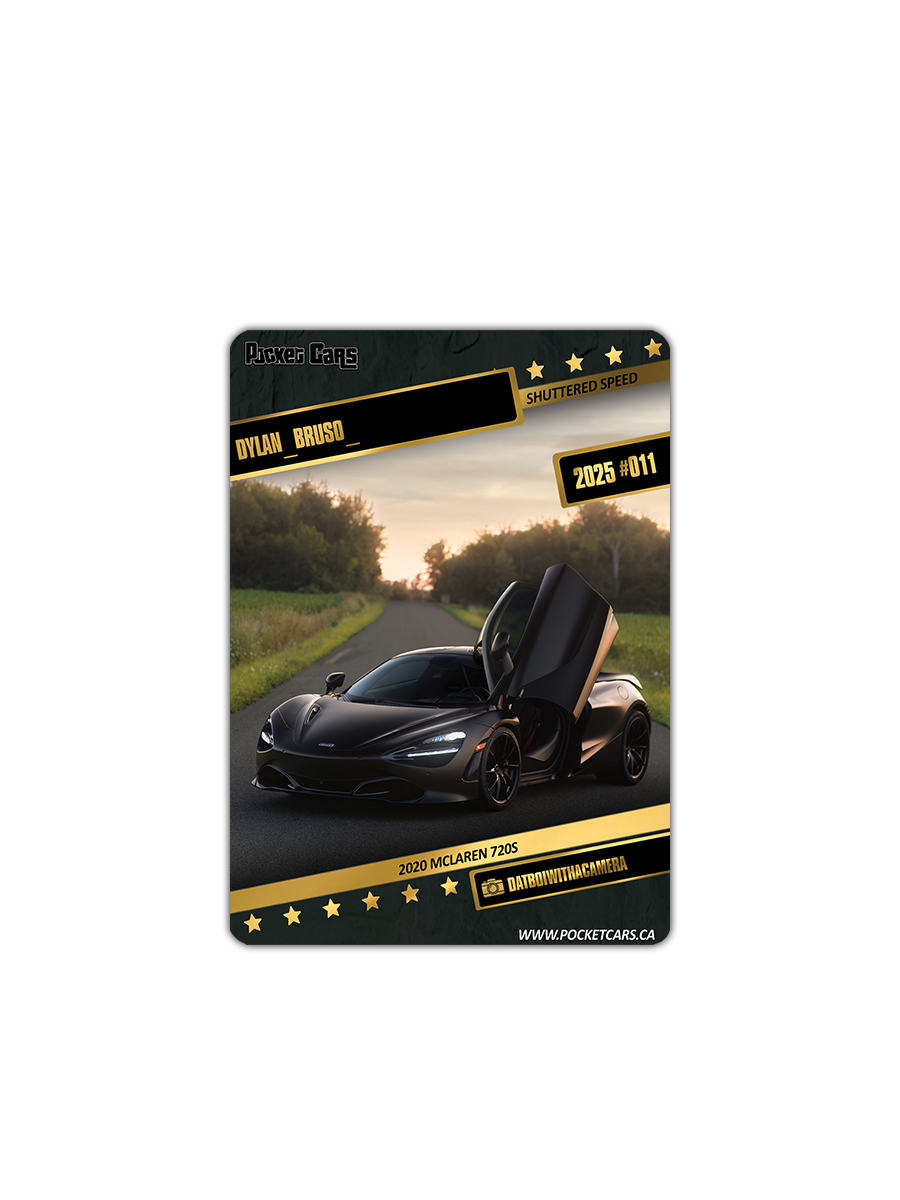 2020 MCLAREN 720S - DYLAN_BRUSO_ - #011 - SHUTTERED SPEED