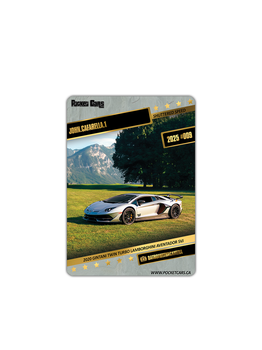 2020 GINTANI TWIN TURBO LAMBORGHINI AVENTADOR SVJ - JOHN.CAFARELLA.1 - #009 - SHUTTERED SPEED