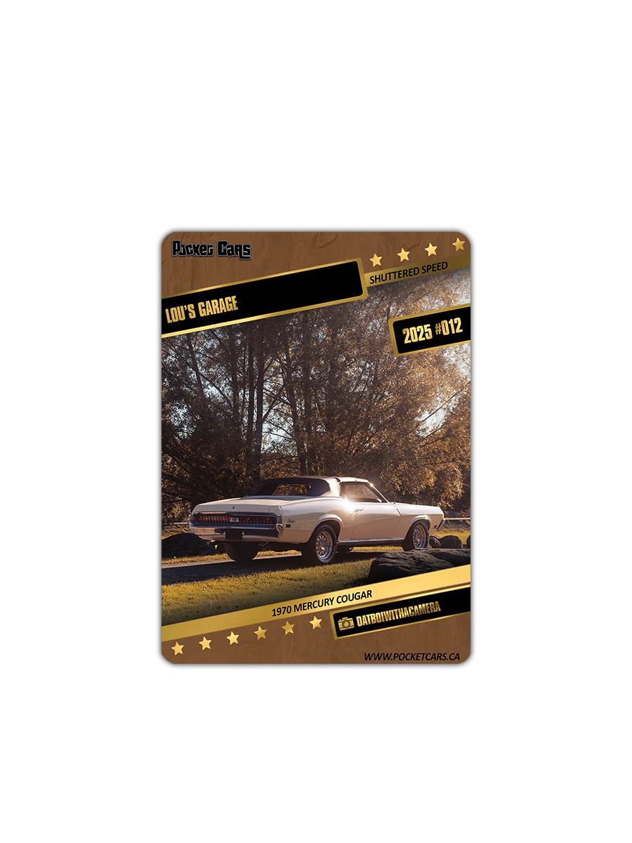 1970 MERCURY COUGAR - LOU'S GARAGE - #012 - SHUTTERED SPEED