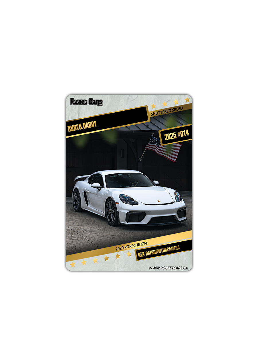 2020 PORSCHE GT4 - RUBYS.DADDY - #014 - SHUTTERED SPEED
