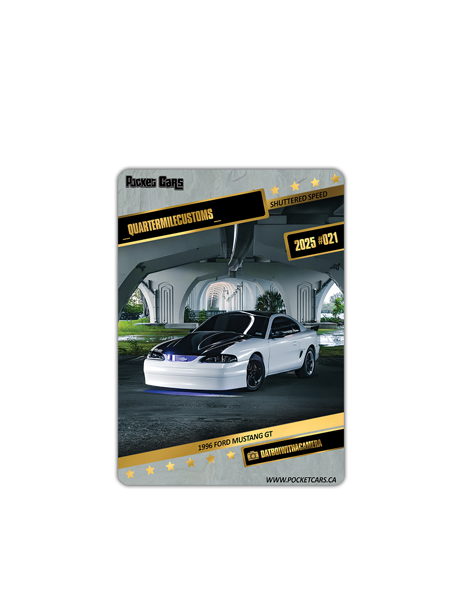 1996 FORD MUSTANG GT - _QUARTERMILECUSTOMS_ - #021 - SHUTTERED SPEED