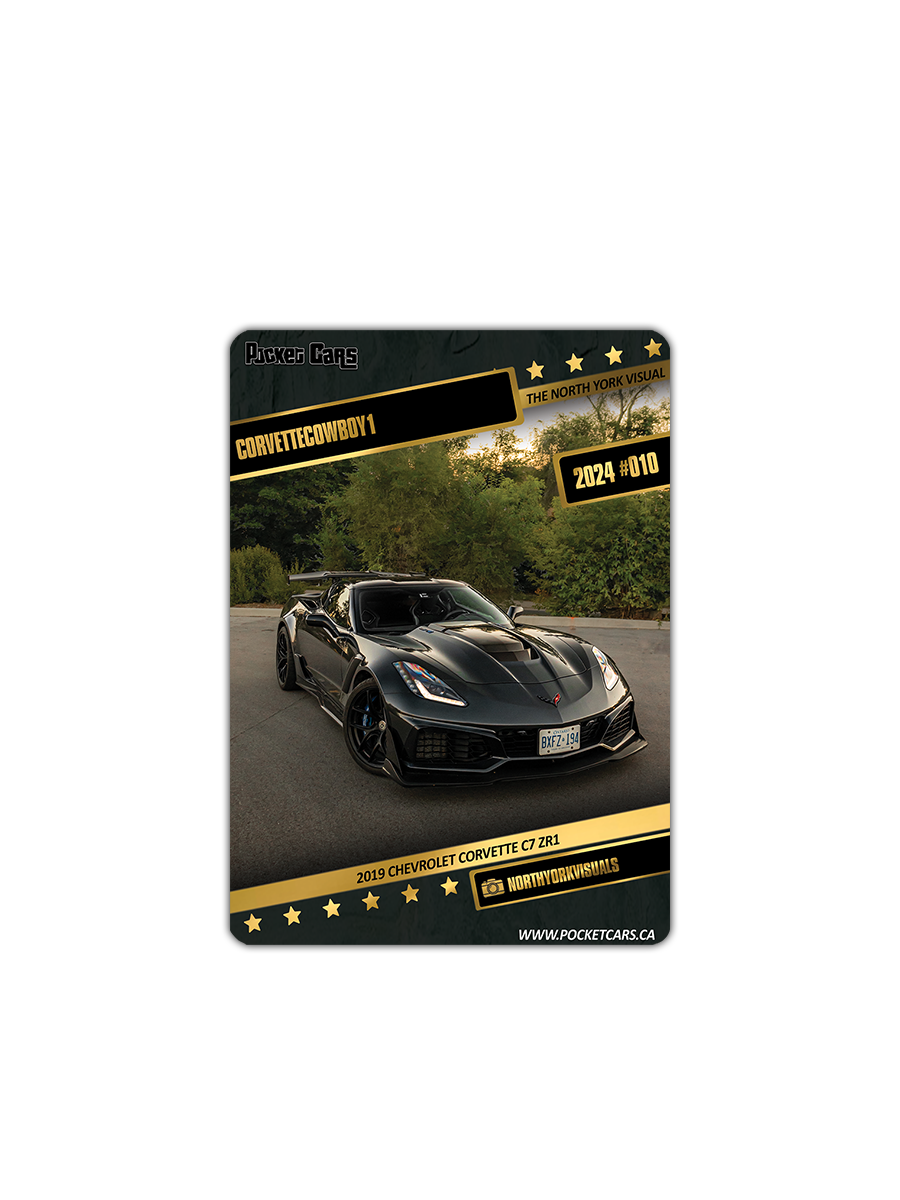 2019 CHEVROLET CORVETTE C7 ZR1 - CORVETTECOWBOY1 - #010 - THE NORTH YORK VISUAL
