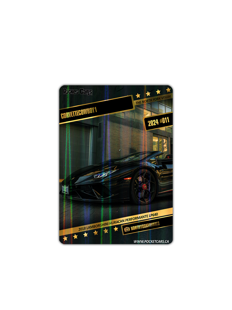 2018 LAMBORGHINI HURACAN PERFORMANTE LP640 - CORVETTECOWBOY1 - #011 - THE NORTH YORK VISUAL