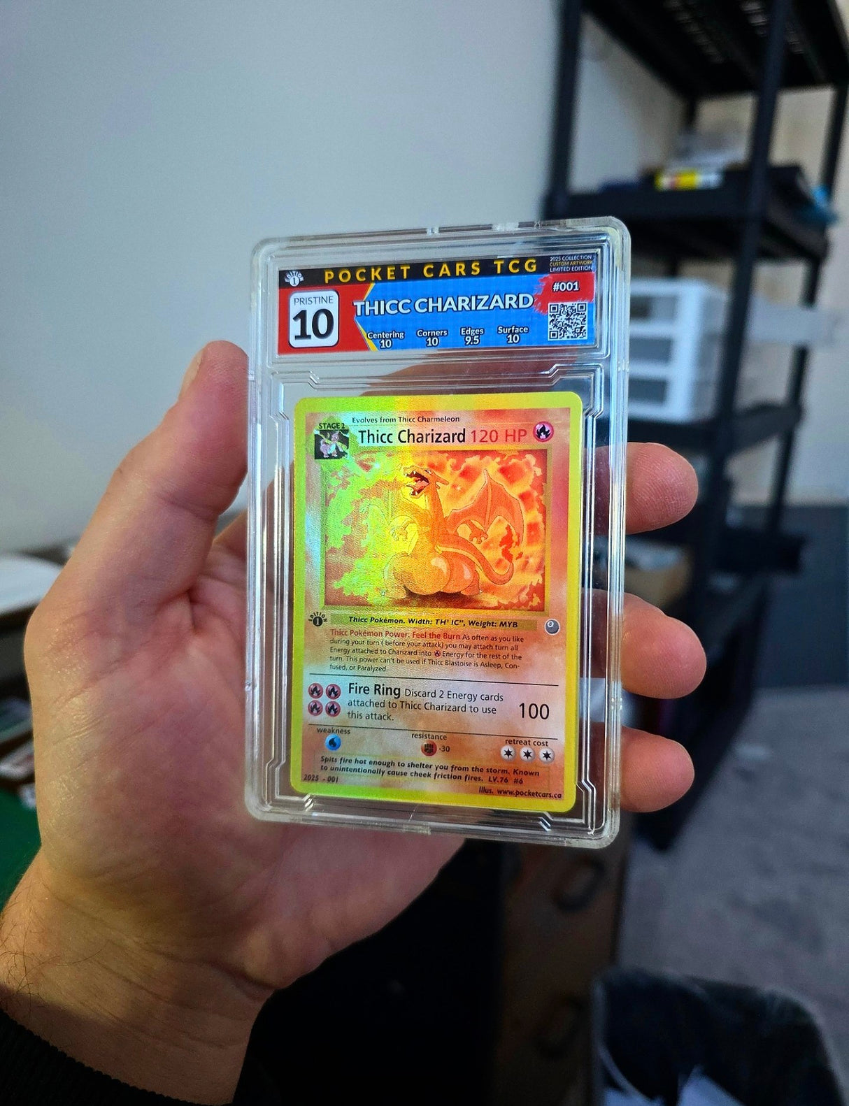 Thicc Charizard Holofoil Exclusive 10 Custom Card