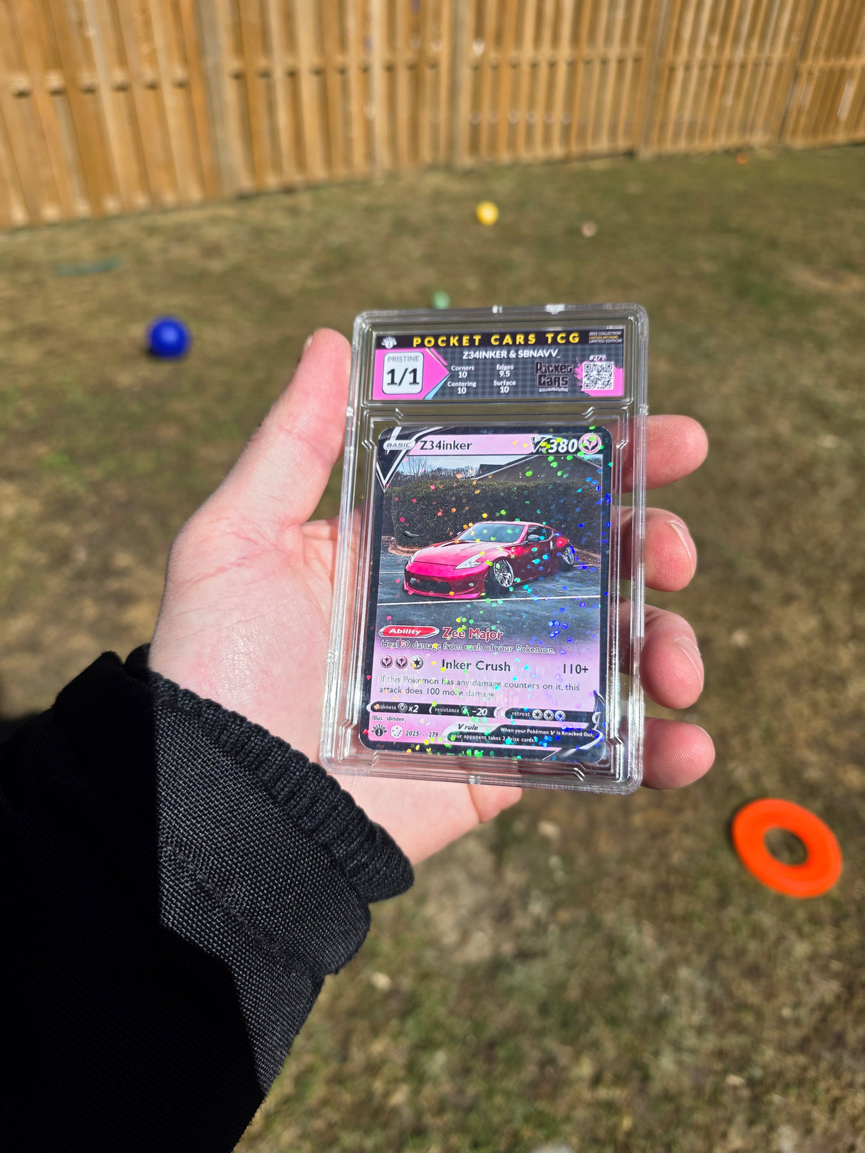 Z34inker & sbnavv Glitterfoil Exclusive 1/1 Custom Card