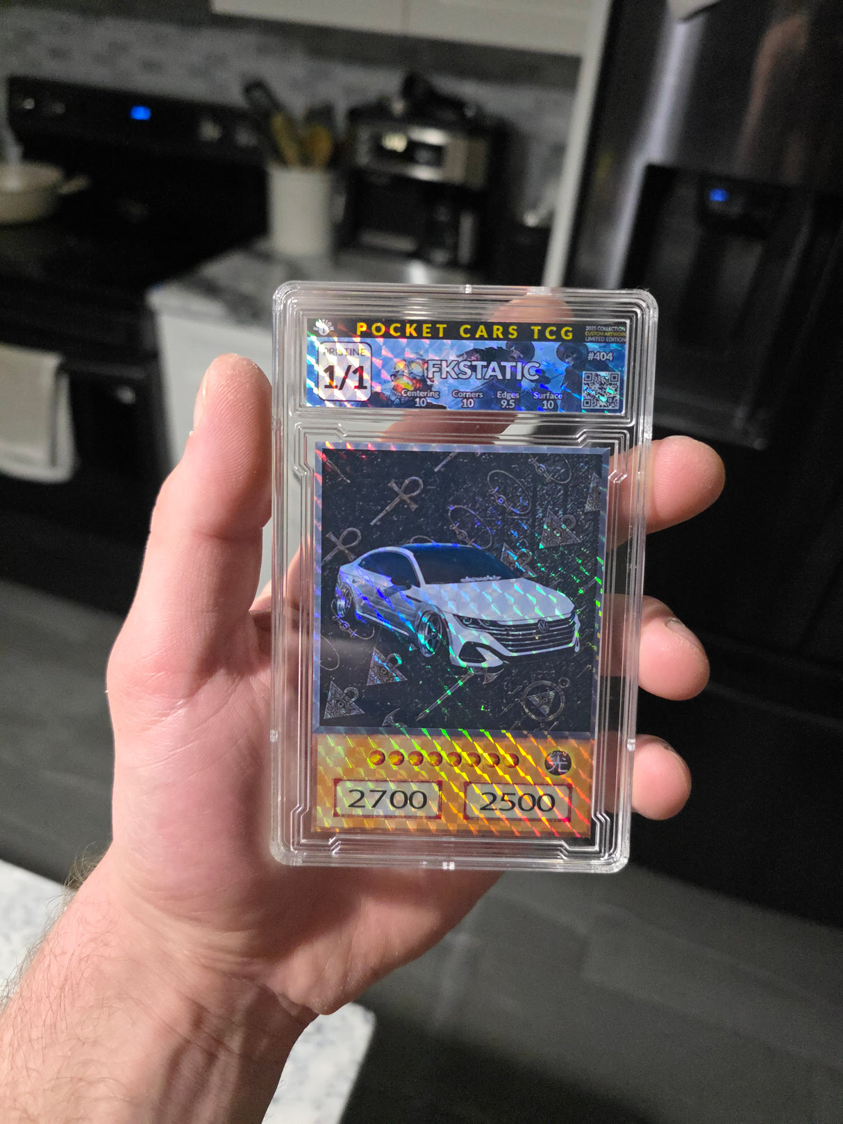 Fkstatic Lazer Prizm Exclusive 1/1 Custom Card
