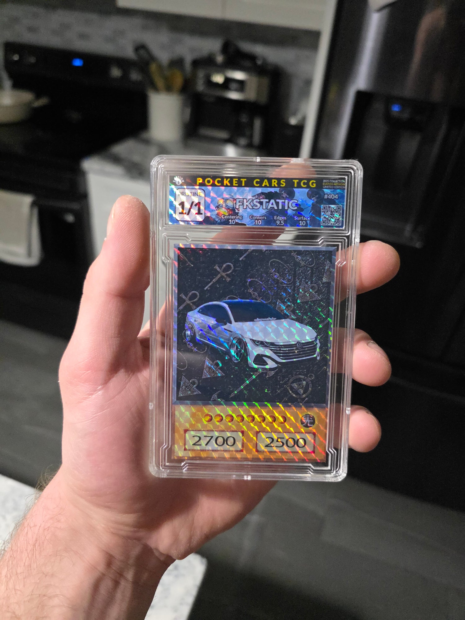 Fkstatic Lazer Prizm Exclusive 1/1 Custom Card