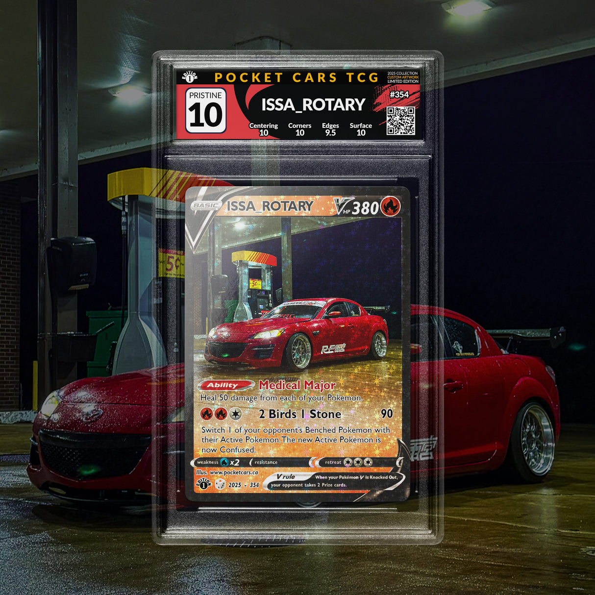 Issa_rotary Starfoil Exclusive 1/1 Custom Card