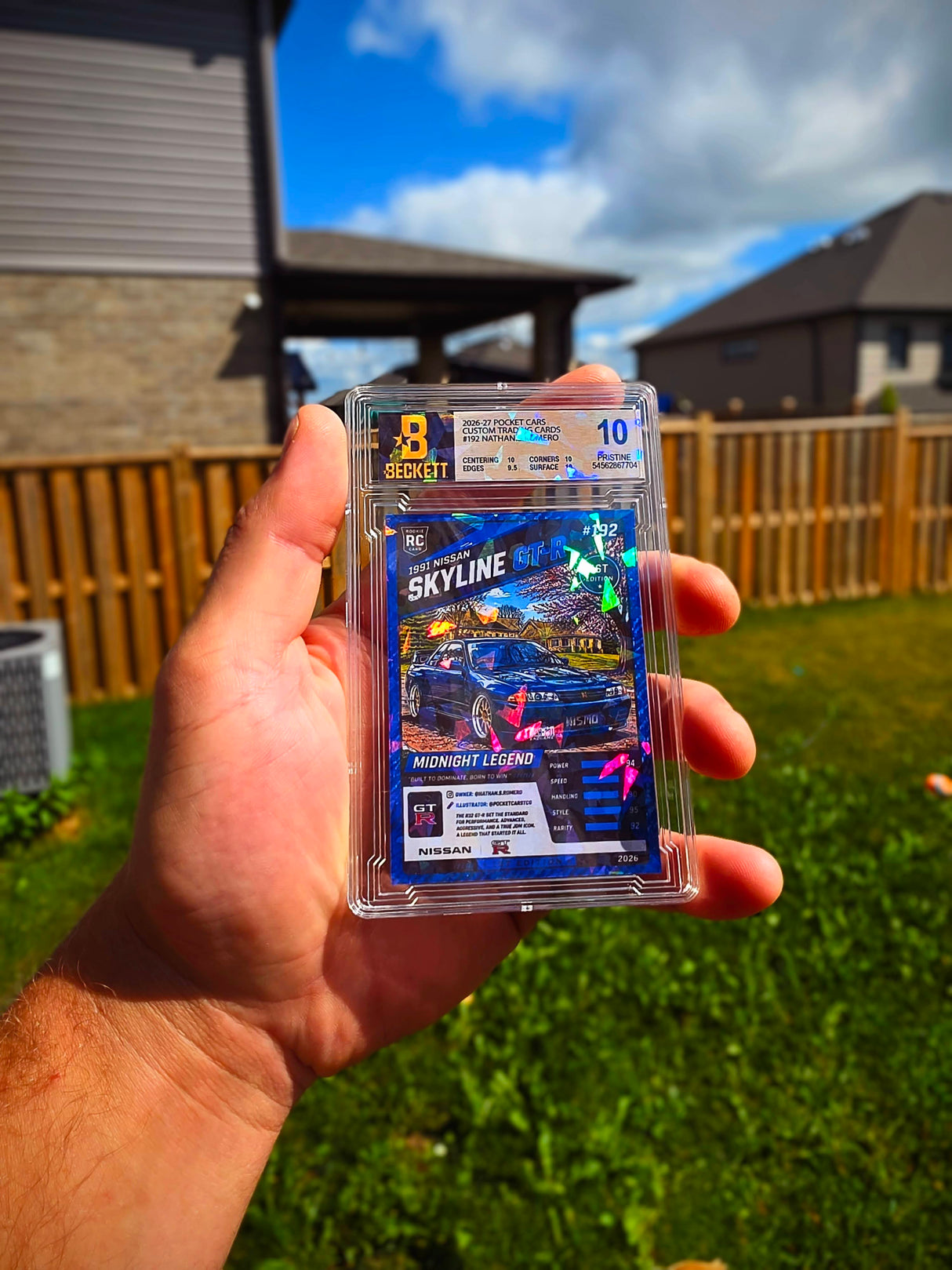 Nathan.s.romero Cracked Ice Exclusive 10 Rookie Card