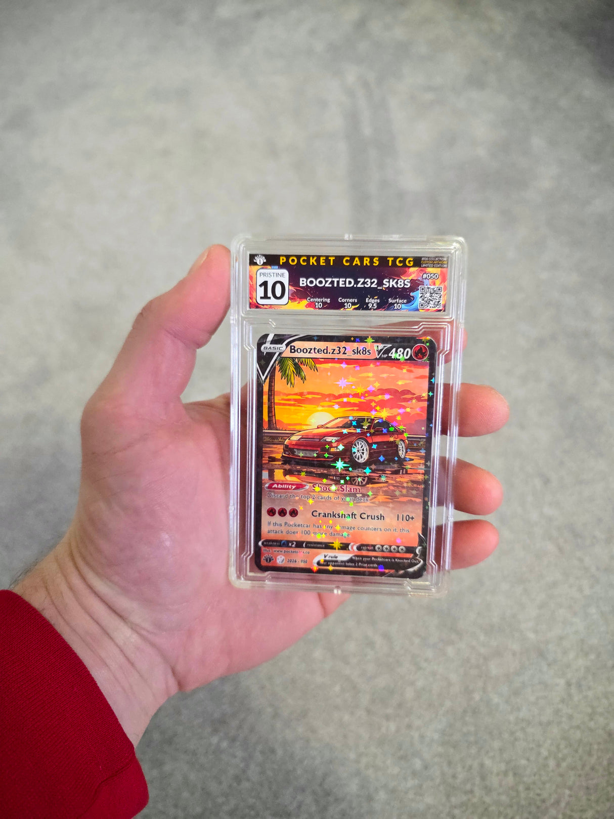 Boozted.z32_sk8s Starfoil Exclusive 10 Custom Card