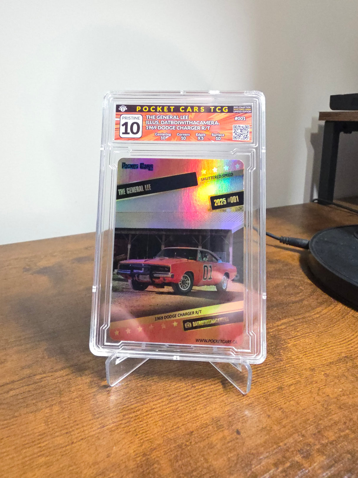 General Lee Holofoil Exclusive 10 Custom Card