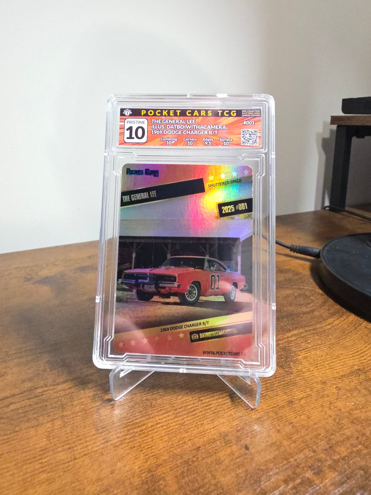 General Lee Holofoil Exclusive 10 Custom Card