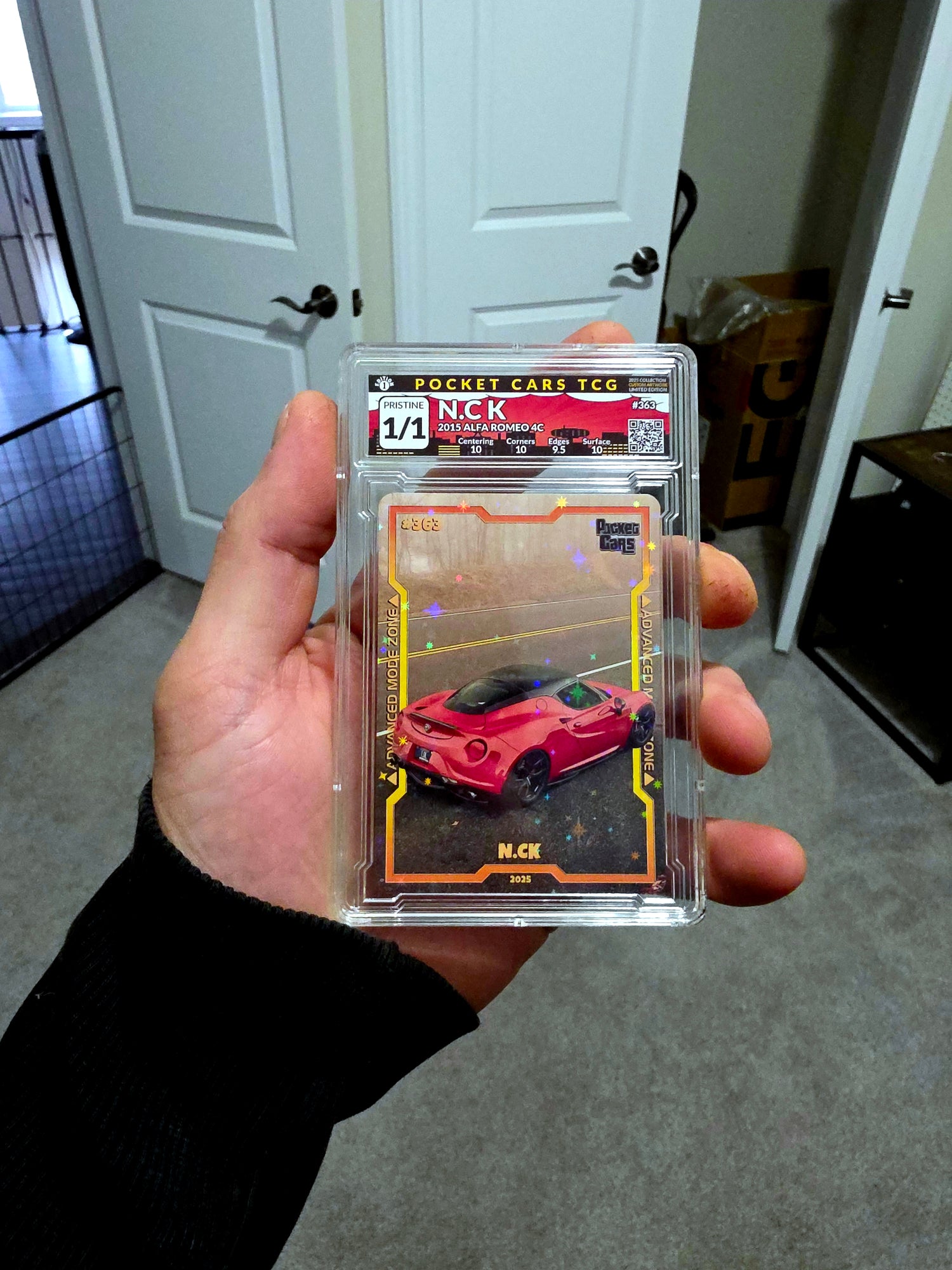 N.ck Starfoil Exclusive 1/1 Custom Card