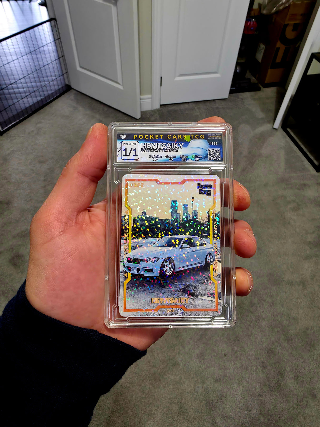 Heyitsaiky Glitterfoil Exclusive 1/1 Custom Card