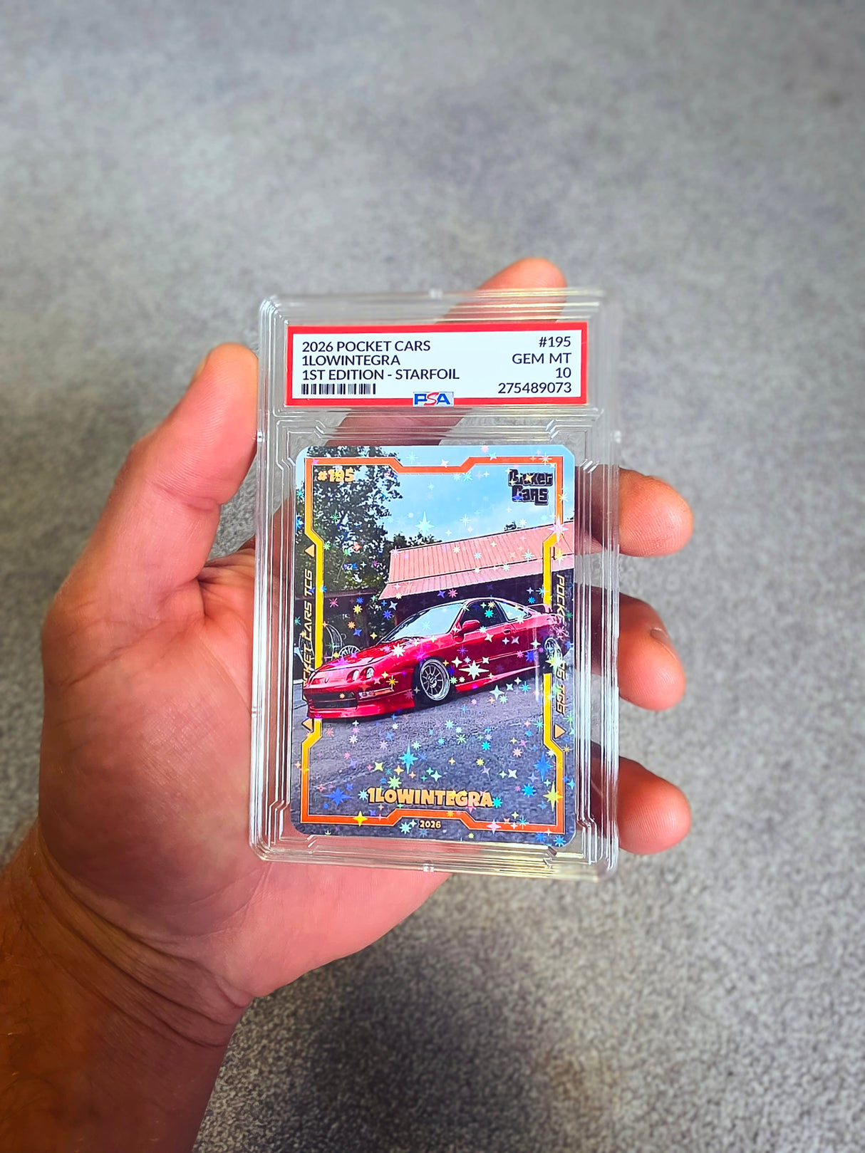 1lowintegra Starfoil Exclusive 10 Custom Card