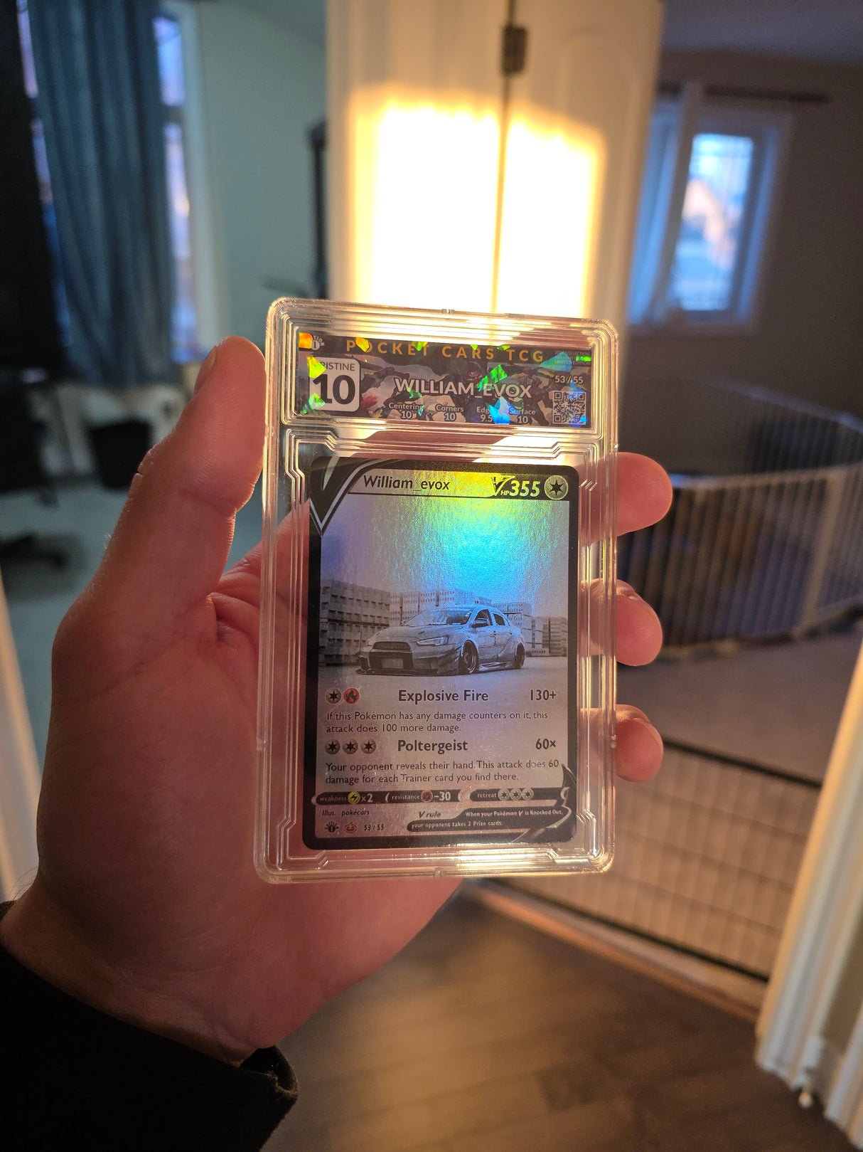 William_evox Holofoil Prestine 10 Custom Card