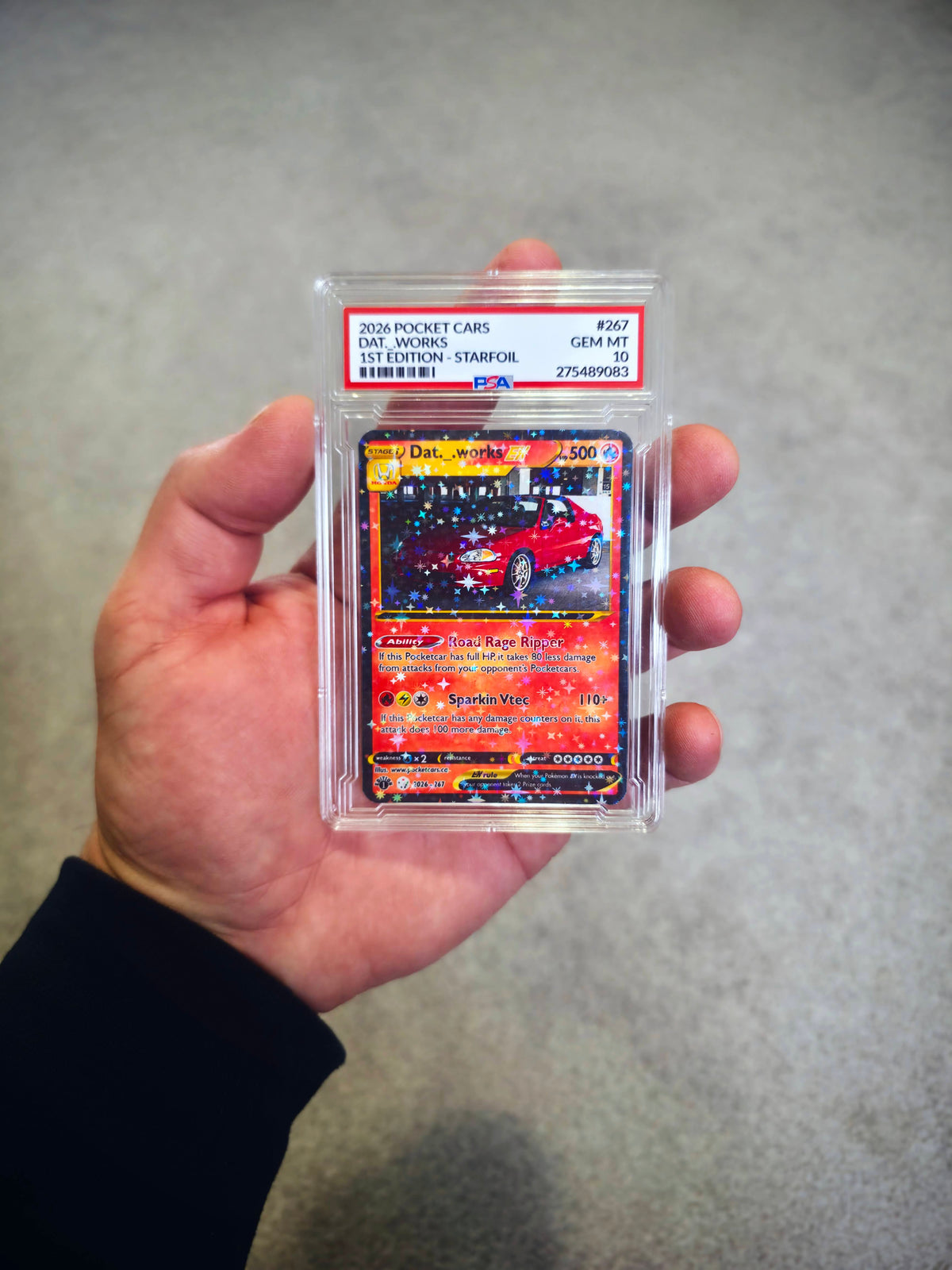 Dat._.works Starfoil Exclusive PSA 10 Custom Card