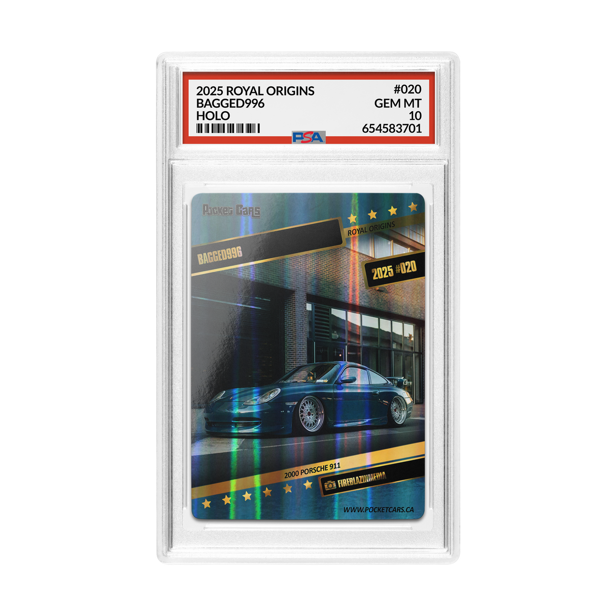 2000 PORSCHE 911 - BAGGED996 & 2001 AUDI S4 - BAGGED996 GRADED SLABS