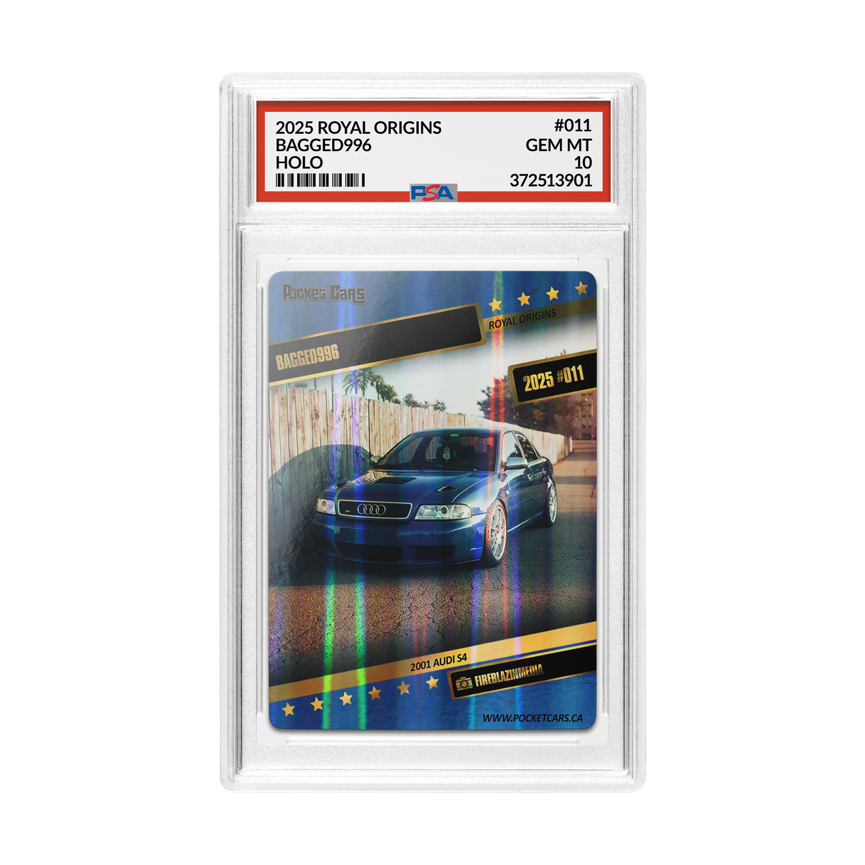 2000 PORSCHE 911 - BAGGED996 & 2001 AUDI S4 - BAGGED996 GRADED SLABS