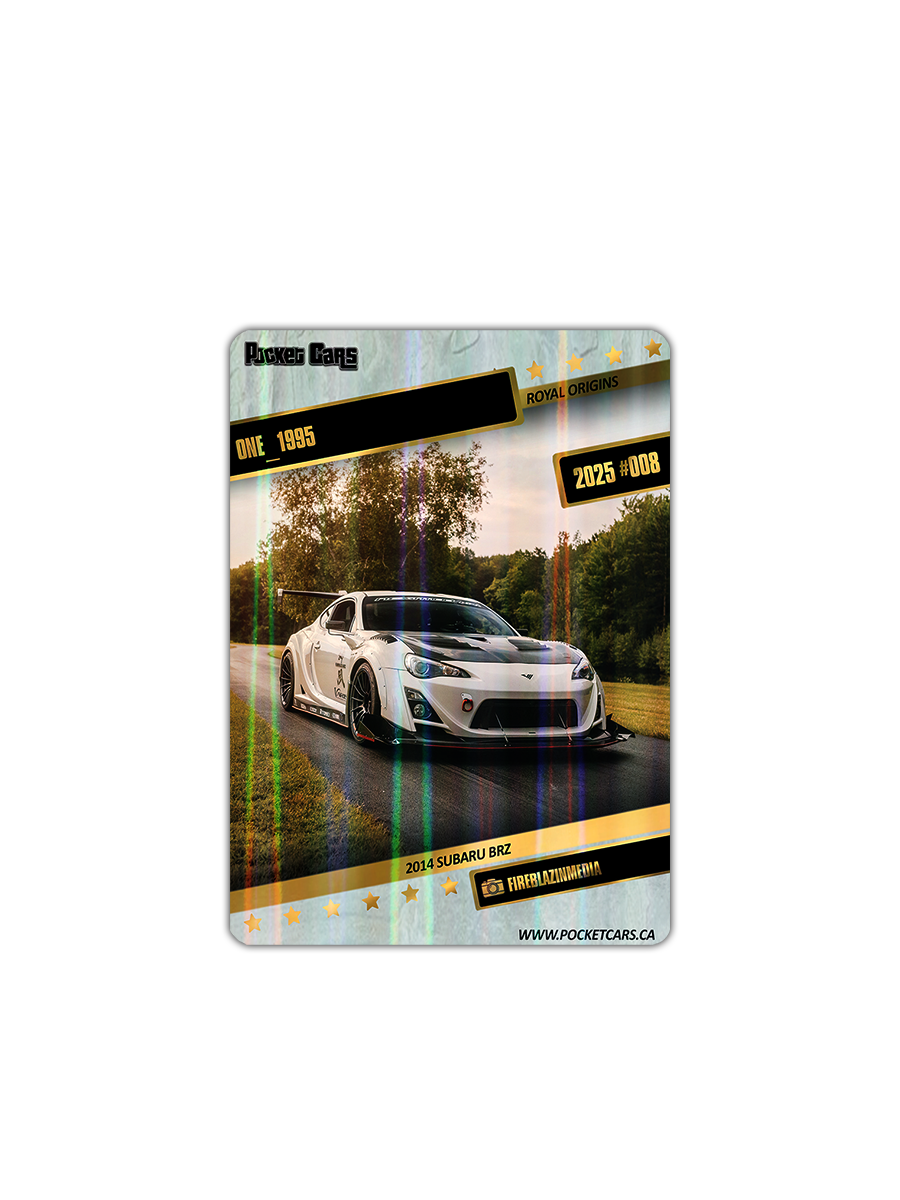 2014 SUBARU BRZ - ONE_1995 - #008 - ROYAL ORIGINS