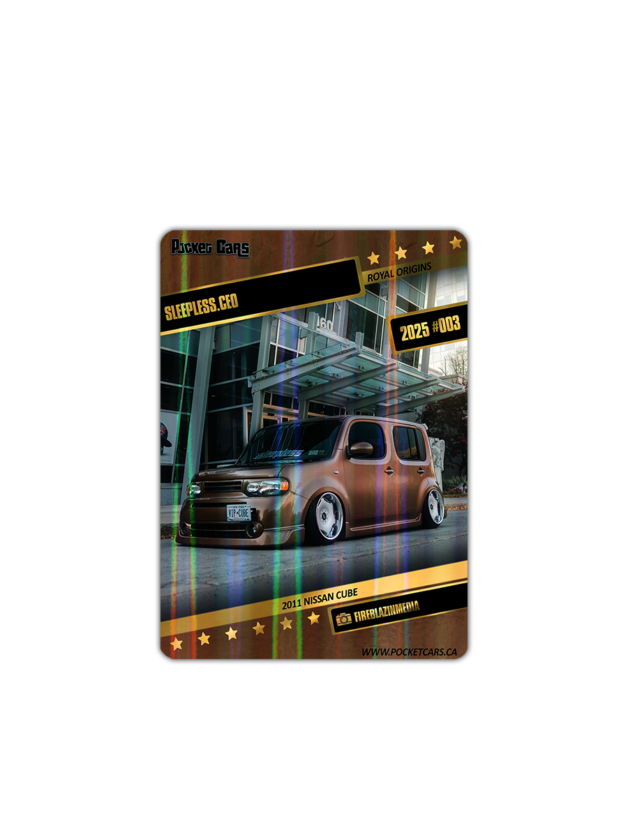 2011 NISSAN CUBE - MR.SLEEPLESS.CEO - #003 - ROYAL ORIGINS