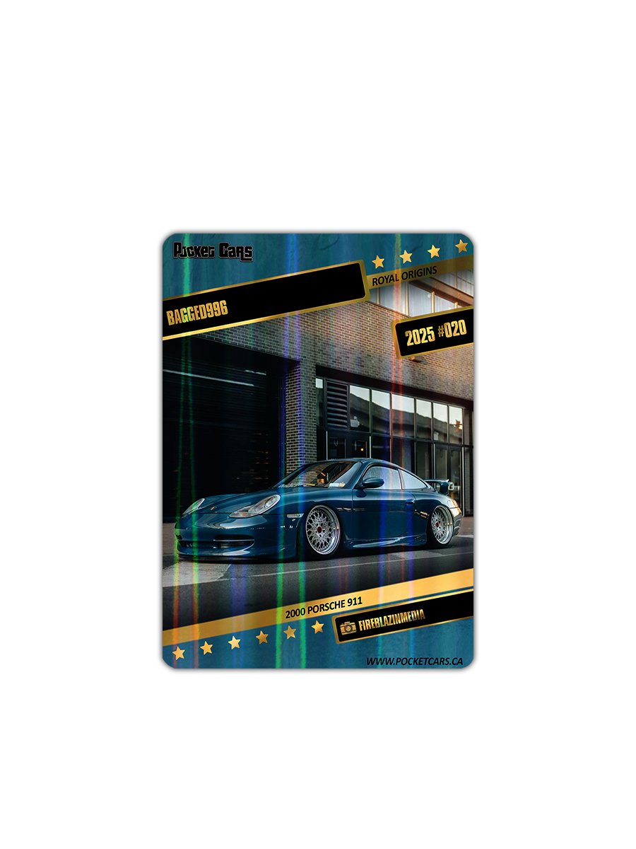 2000 PORSCHE 911 - BAGGED996 - #020 - ROYAL ORIGINS