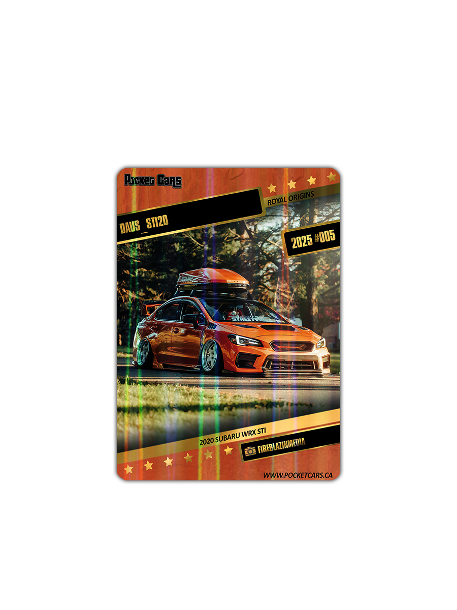 2020 SUBARU WRX STI - DAUS_STI20 - #005 - ROYAL ORIGINS