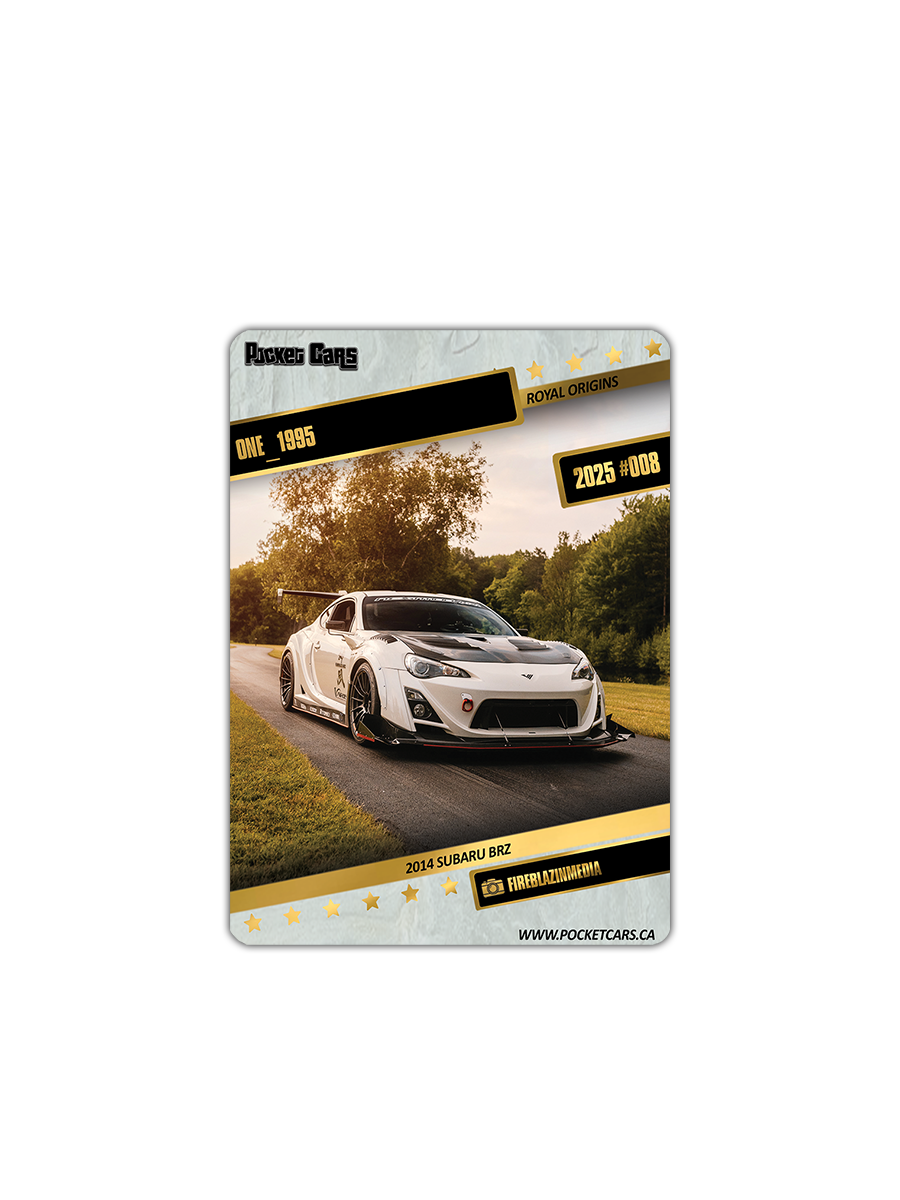 2014 SUBARU BRZ - ONE_1995 - #008 - ROYAL ORIGINS