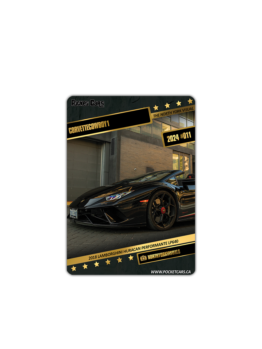 2018 LAMBORGHINI HURACAN PERFORMANTE LP640 - CORVETTECOWBOY1 - #011 - THE NORTH YORK VISUAL