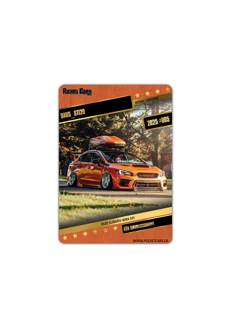 2020 SUBARU WRX STI - DAUS_STI20 - #005 - ROYAL ORIGINS