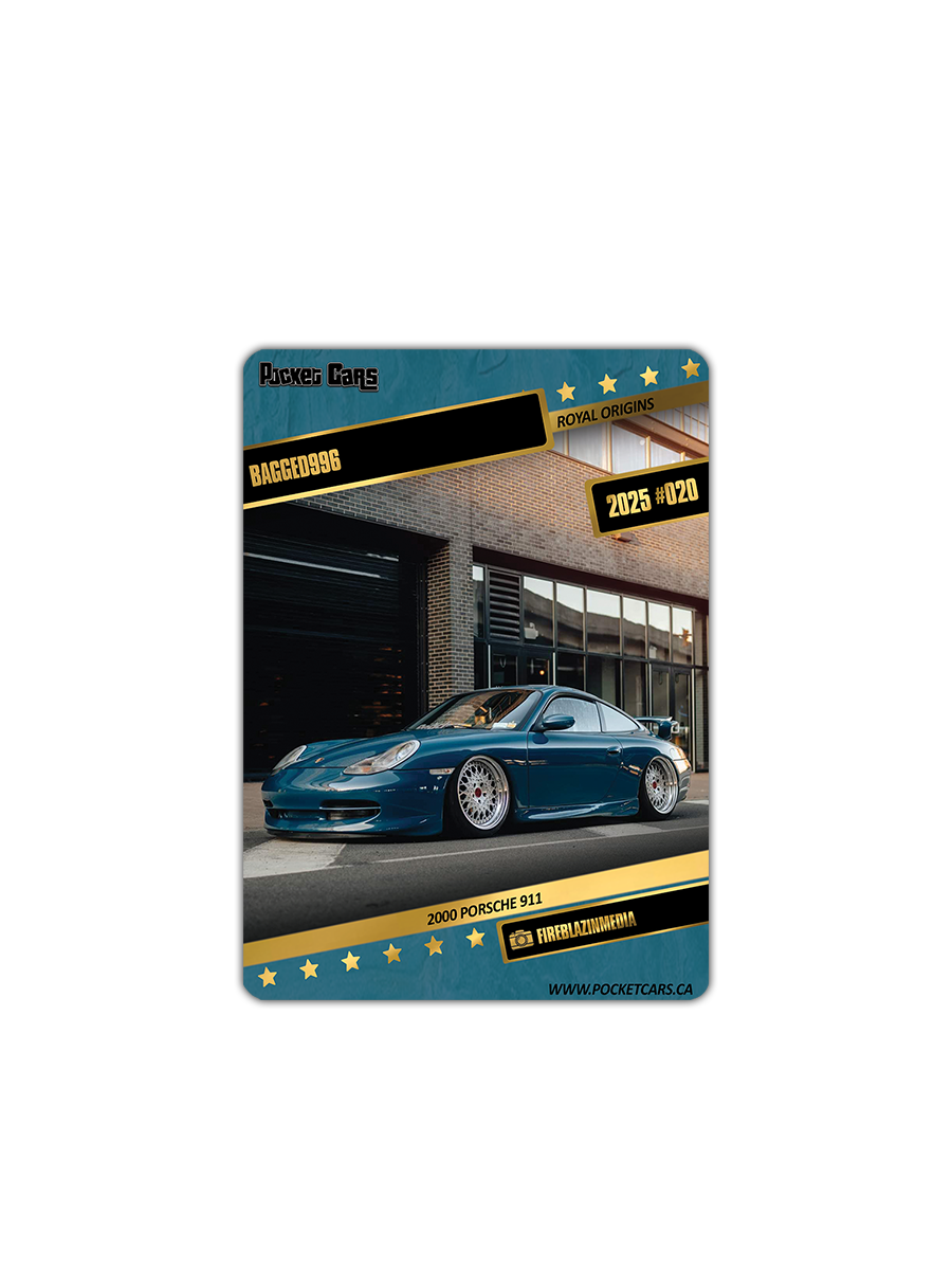 2000 PORSCHE 911 - BAGGED996 - #020 - ROYAL ORIGINS