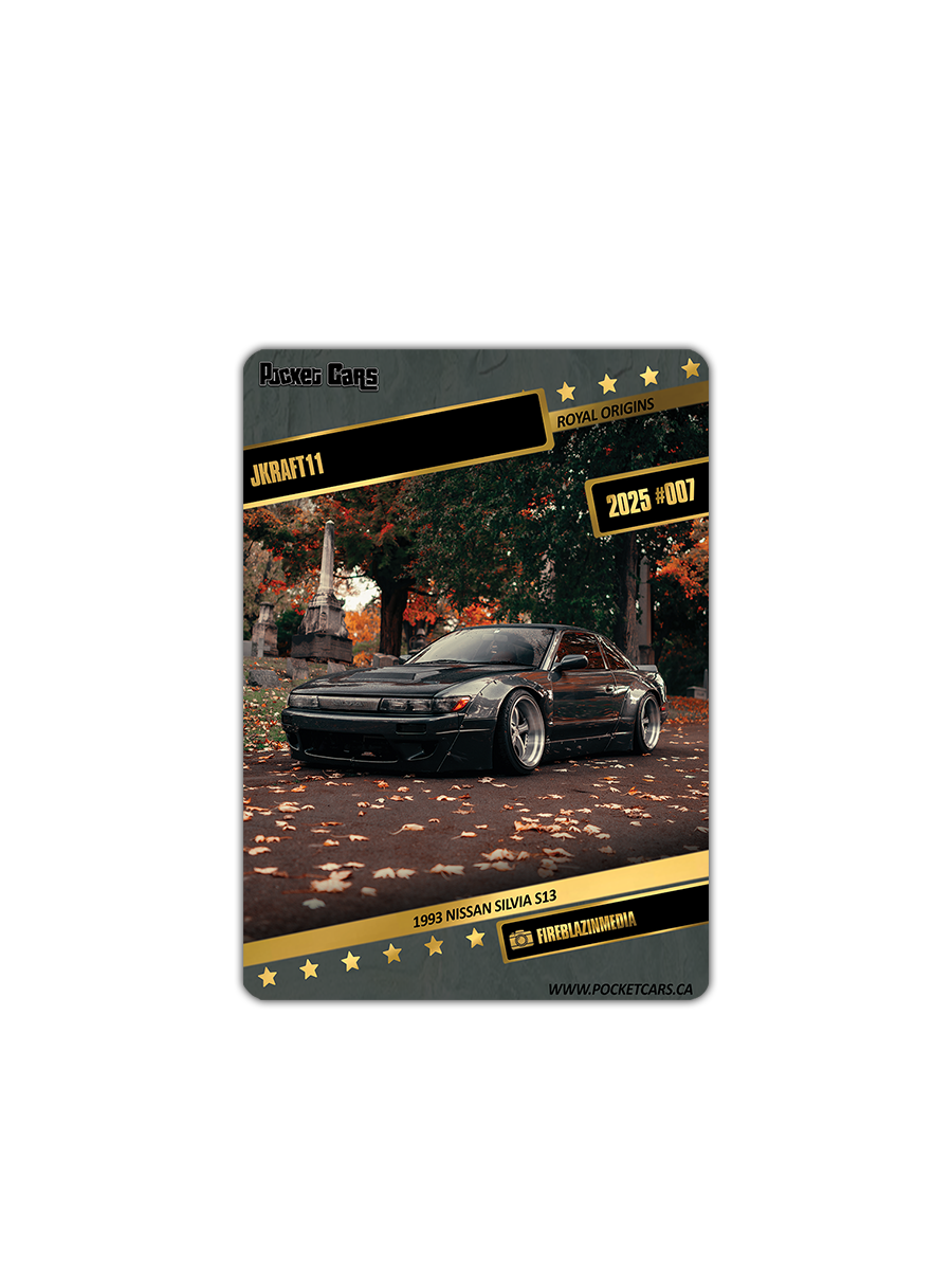 1993 NISSAN SILVIA S13 - JKRAFT11 - #007 - ROYAL ORIGINS