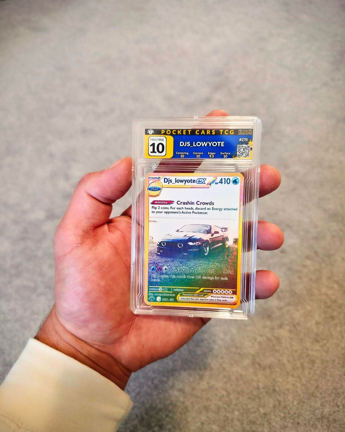 Djs_lowyote Holofoil Exclusive 10 Custom Card