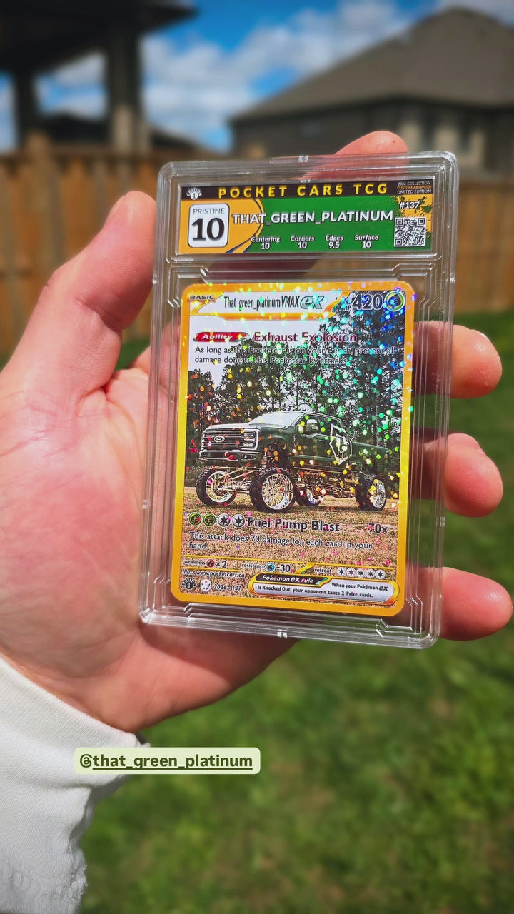 That_green_platinum Glitterfoil Exclusive 10 Custom Card
